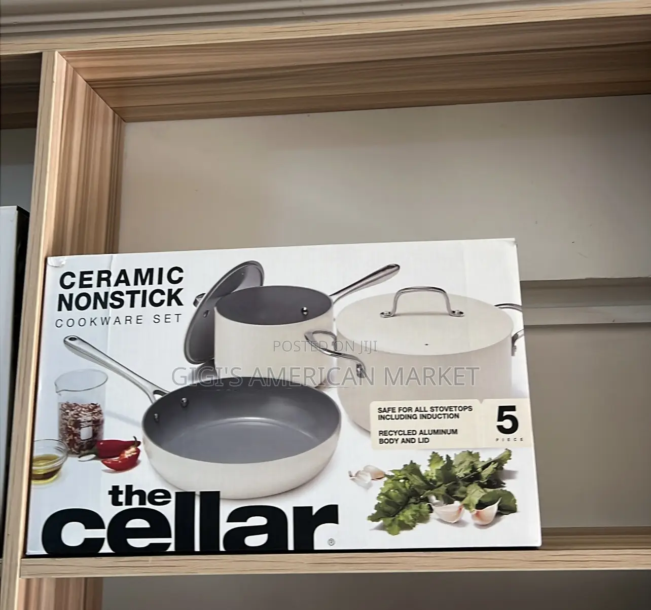 The CELLAR Ceramic Nonstick Cookware 5 Set