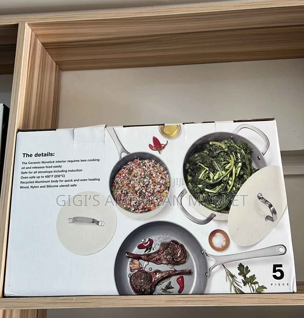 The CELLAR Ceramic Nonstick Cookware 5 Set