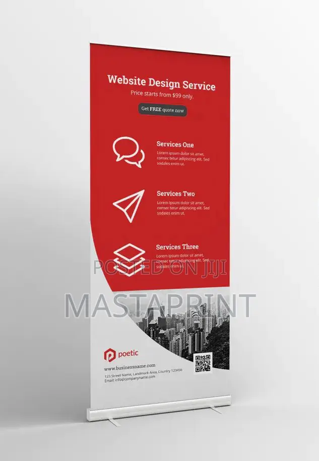 Electric Roll Up Banner Printing