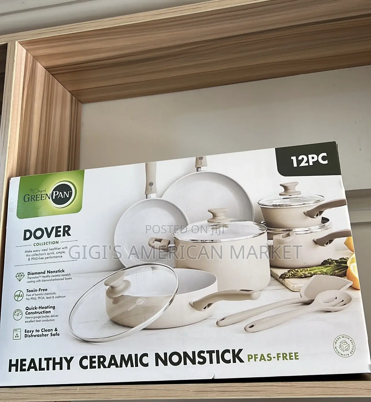 Dover Ceramic Nonstick 12-Piece Set