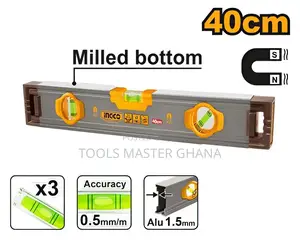 Spirit Level With Powerful Magnets - Hsl38040m