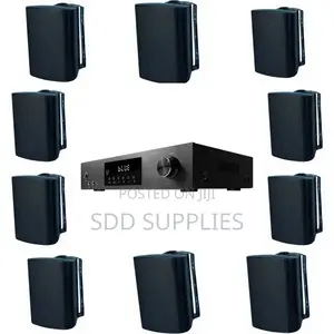 10set of 6"Quality Wall Speakers 12ch Digital Amplifier