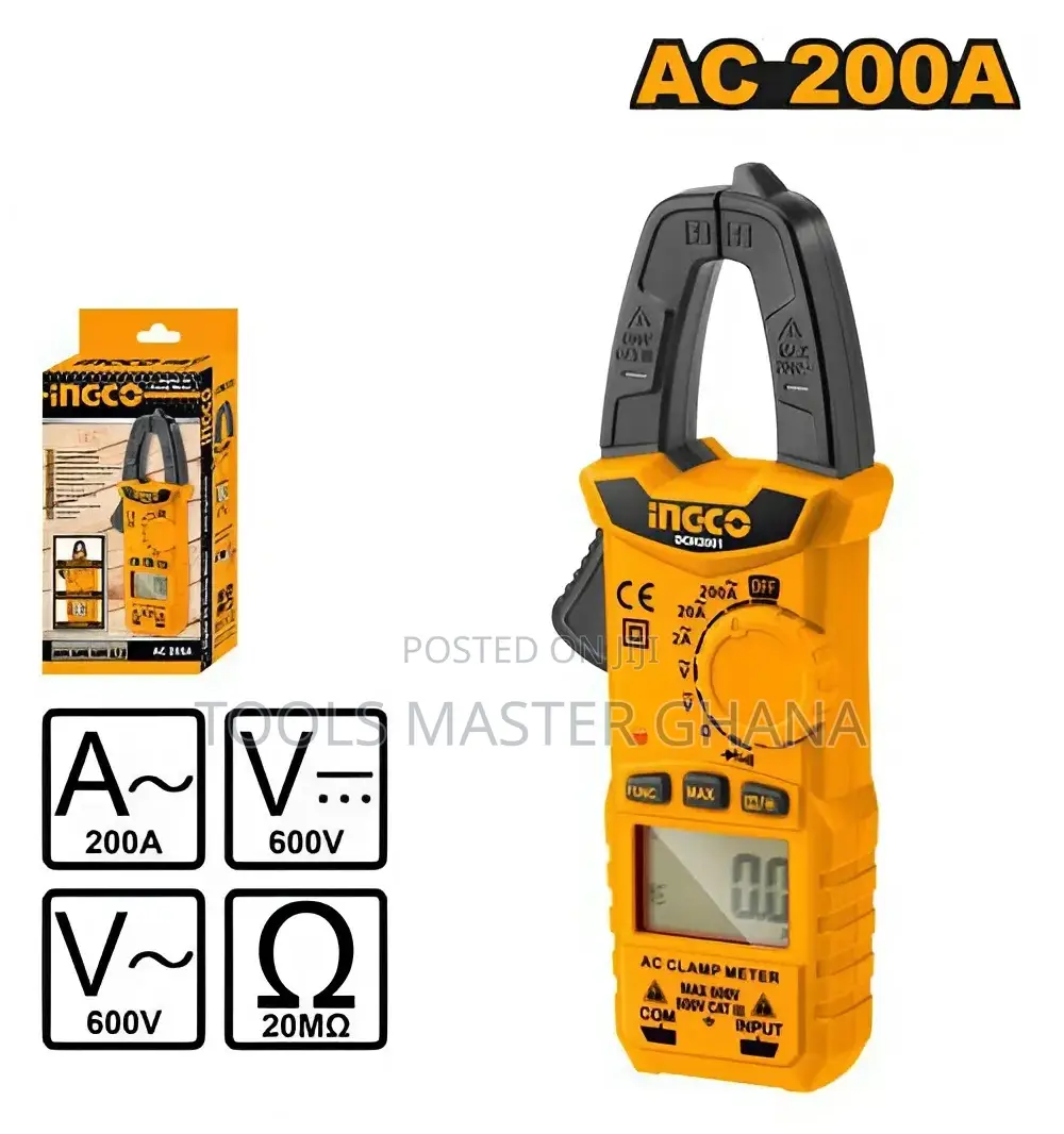 Digital Ac Clamp Meter - Dcm2001