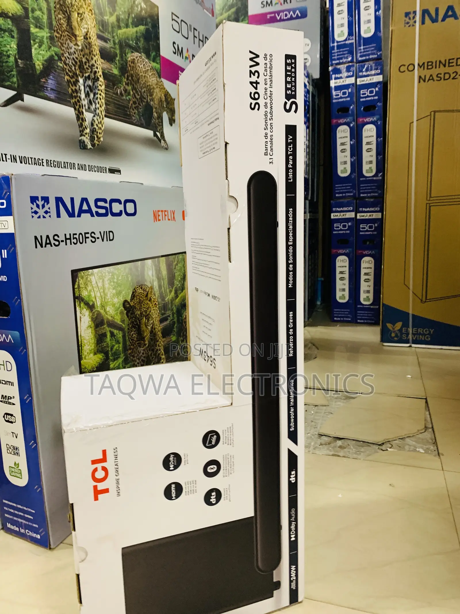 3.1channel TCL S643w Sound Bar