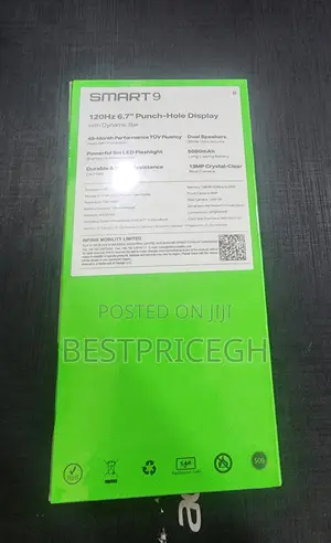 New Infinix Smart 9 128 GB Black