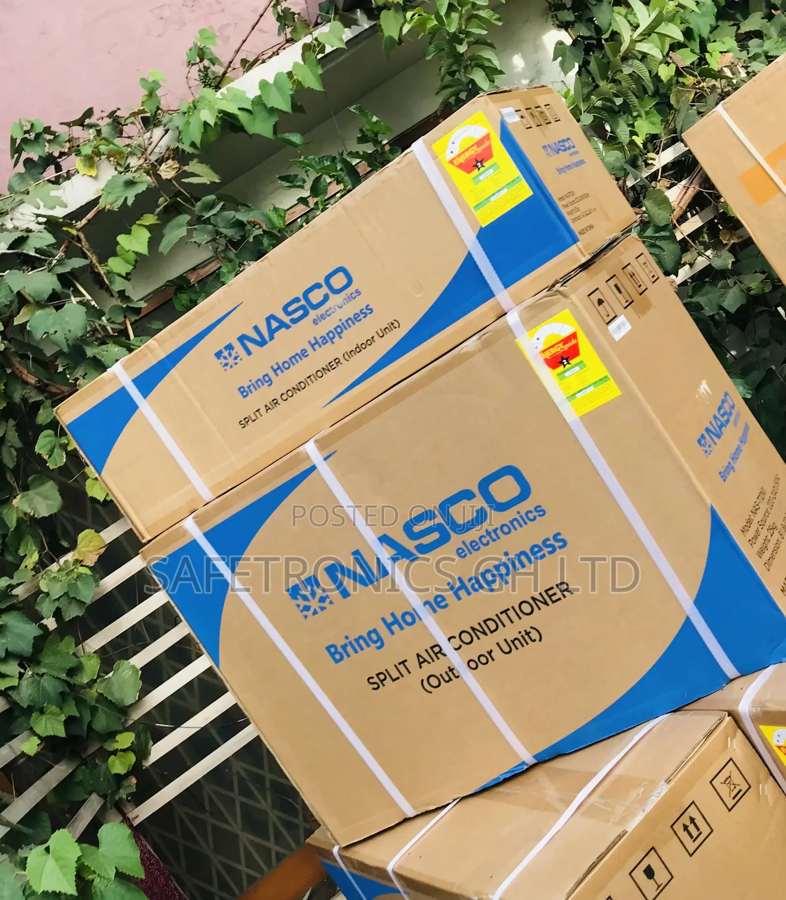 Durable Slim Design Nasco 1.5 Hp R410 White Ac