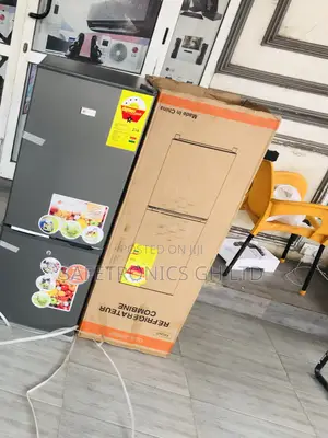 Galaxy Lockable Doubledoor Bottom Freezer GLX-200TM Fridge