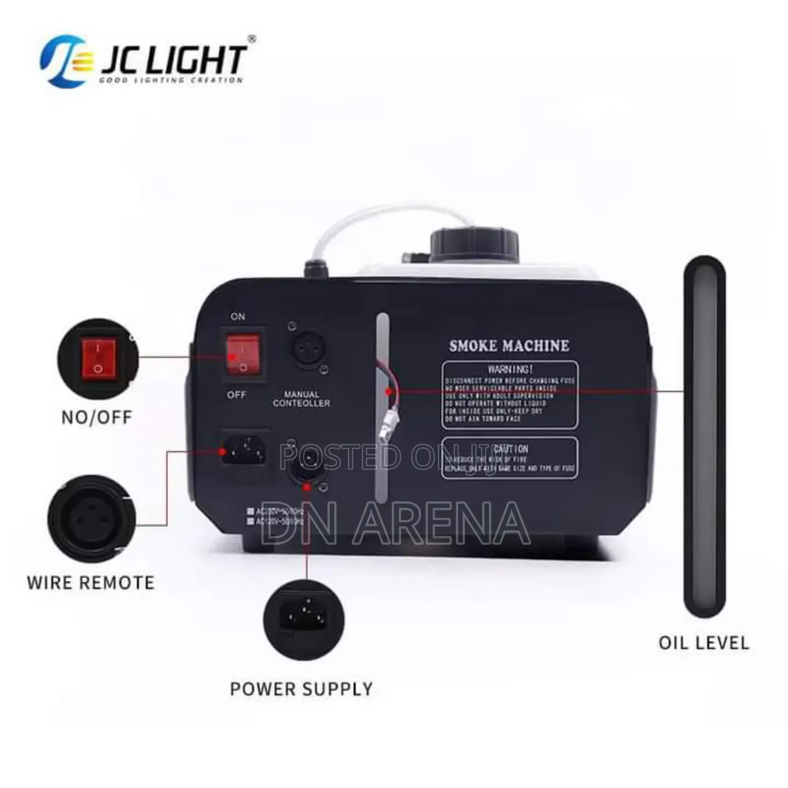 Commercial RGB Smoke Machine With Led Light 1500 Watts