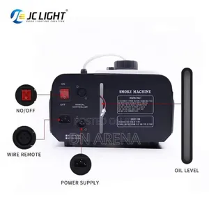 Commercial RGB Smoke Machine With Led Light 1500 Watts