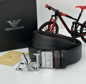 Giorgio Armani Designer Belt Band Brown