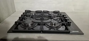 Promo All Black 60cm Gas Cooker Inbuilt Solid Cast New Uniqu