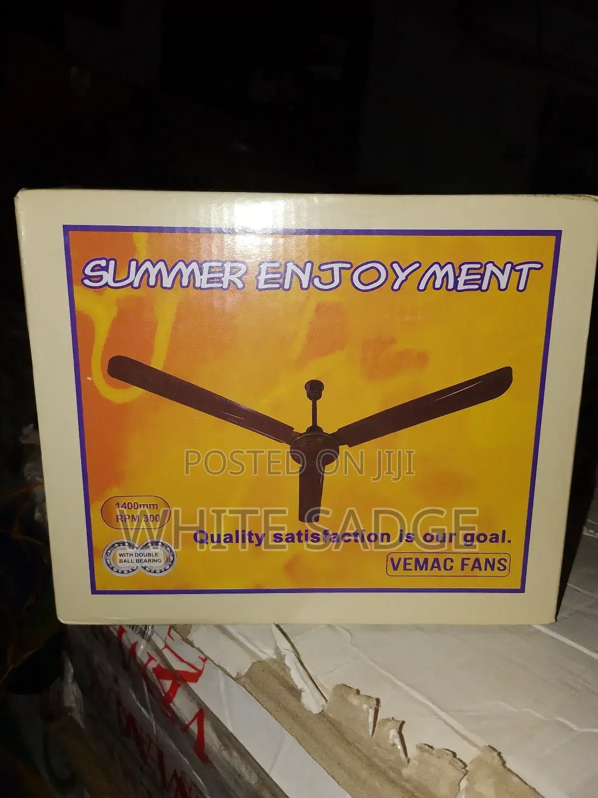 Summer Enjoyment Vemac Ceiling Fan Long Blade