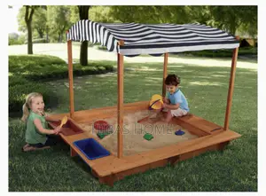 Kidkraft Wooden Sand Box Canvas Canopy H:126, L:121, W:118