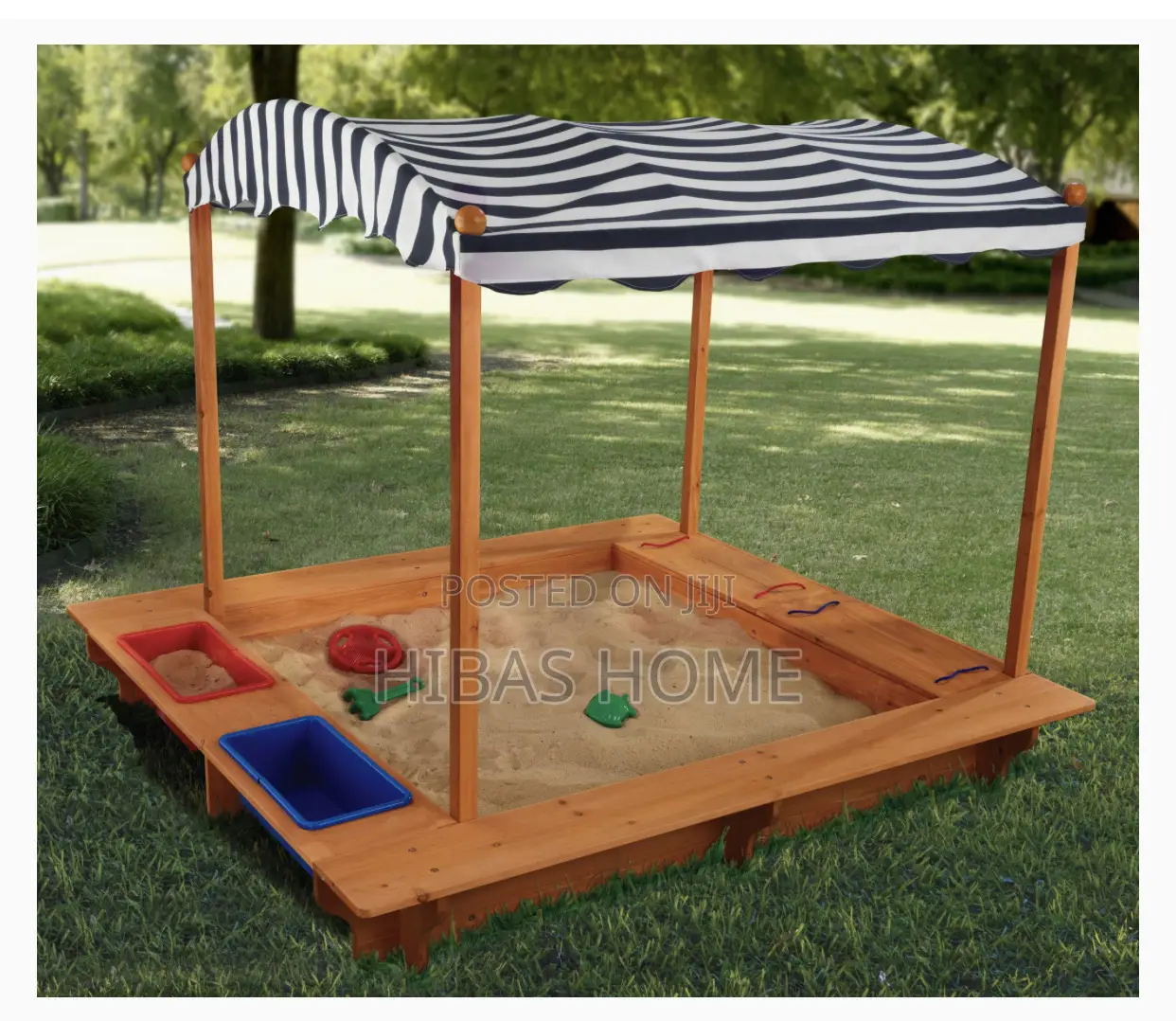 Kidkraft Wooden Sand Box Canvas Canopy H:126, L:121, W:118