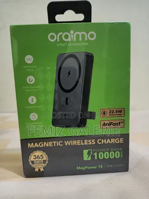 Oraimo Magpower 15 10000mah Wireless and Wired Power Bank