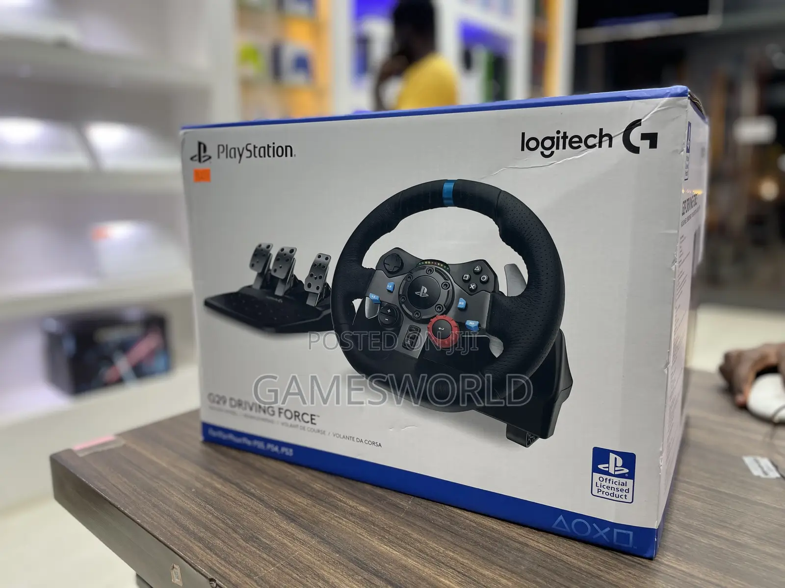 Logitech G29 Racing Wheel | Ps4/Ps5/Pc | Force Feedback | Brand New
