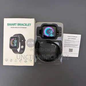 Smart Watch Step Heart Rate Compatible Ios / Android - Black
