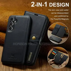 Samsung (2in1) Detachable Flip Leather Cases With Wallet