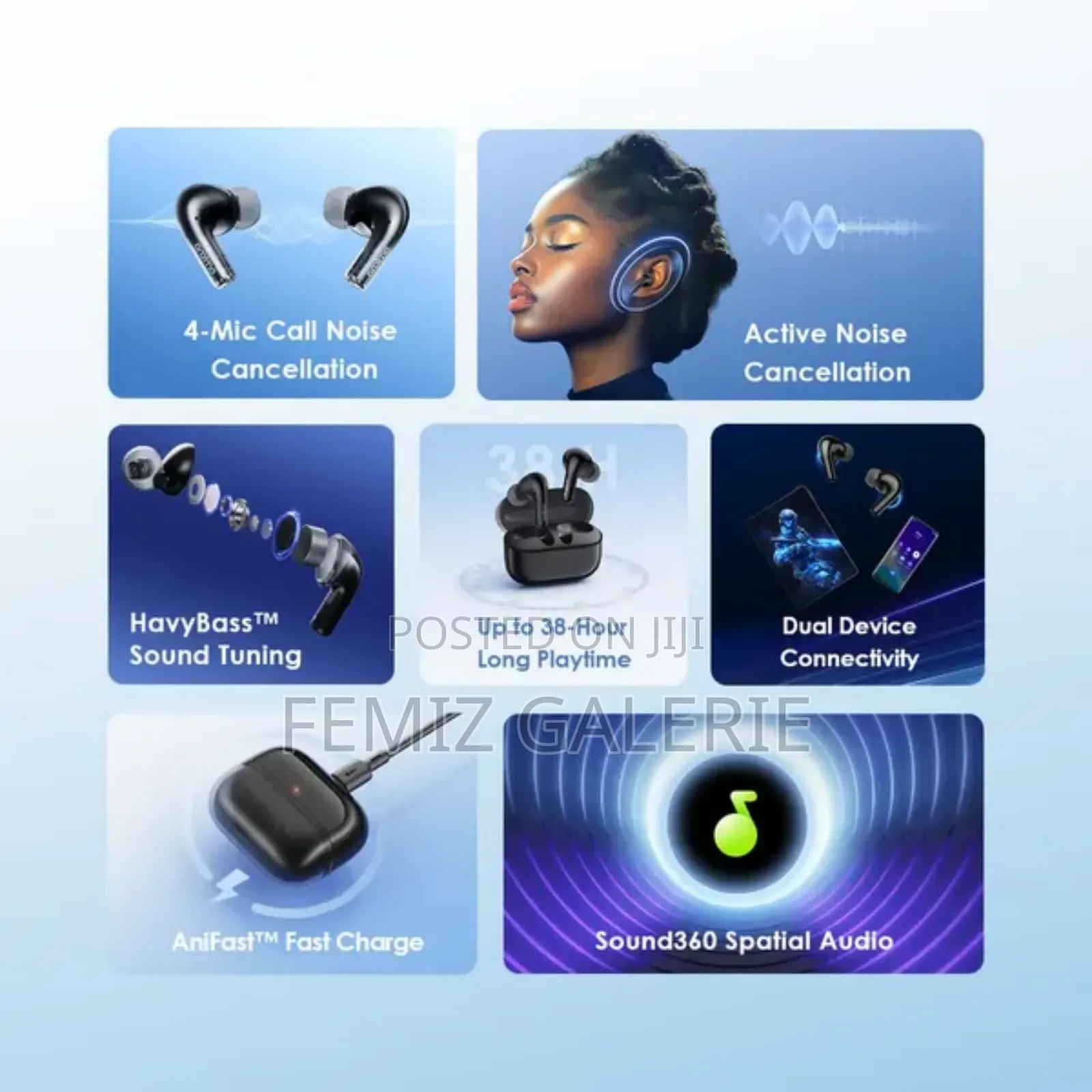 Oraimo Spacebuds Z Anc Twe With Spatial Audio