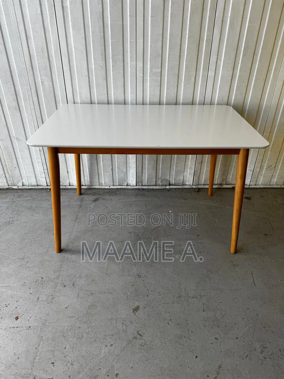 White Wood Dining Table