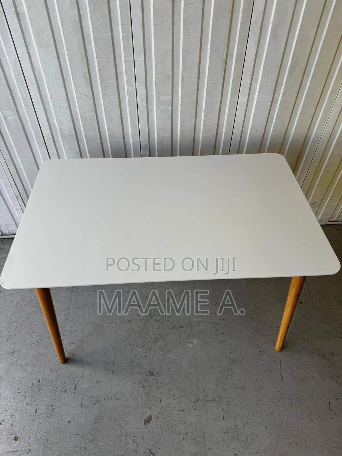 White Wood Dining Table