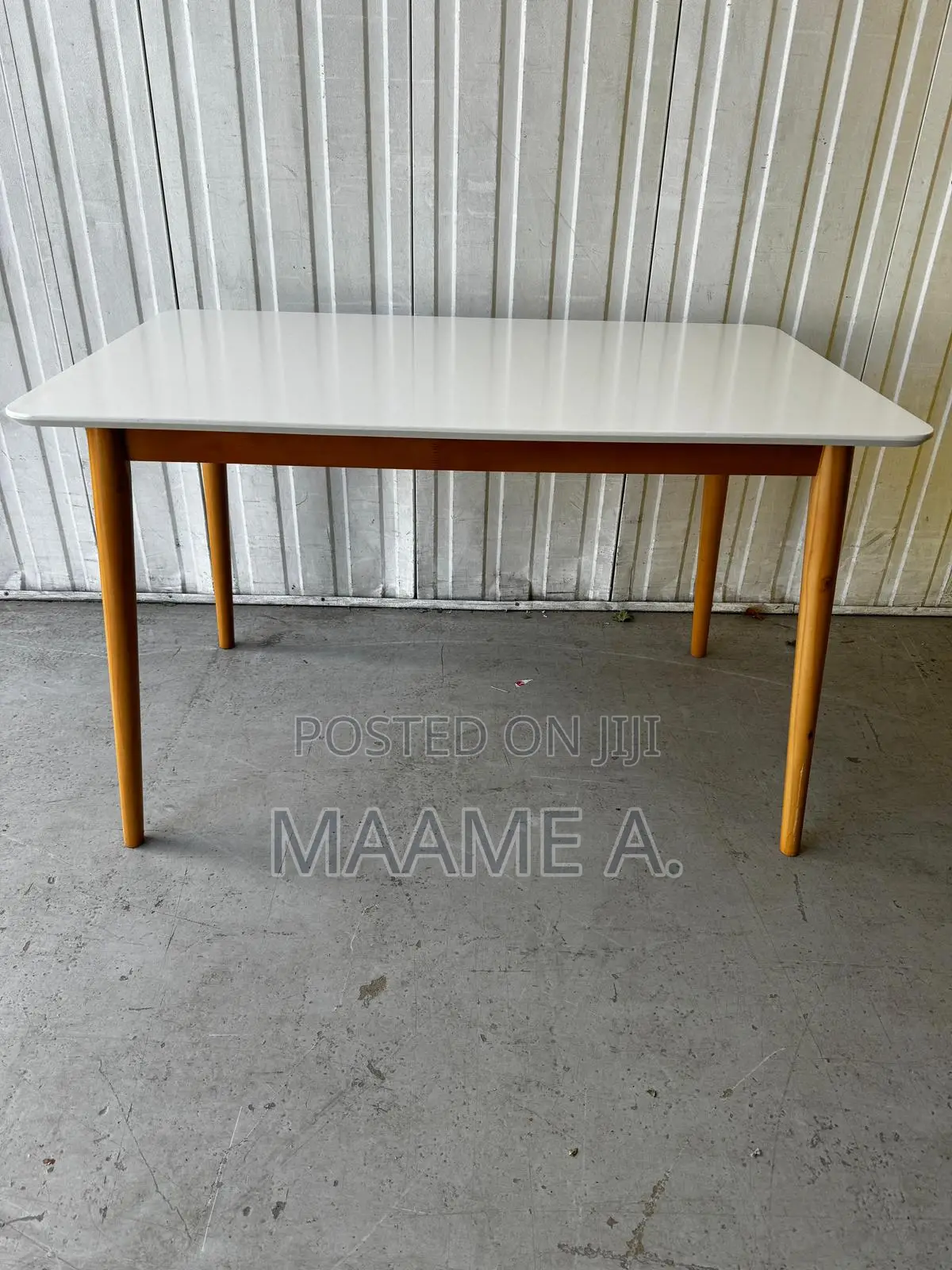 White Wood Dining Table