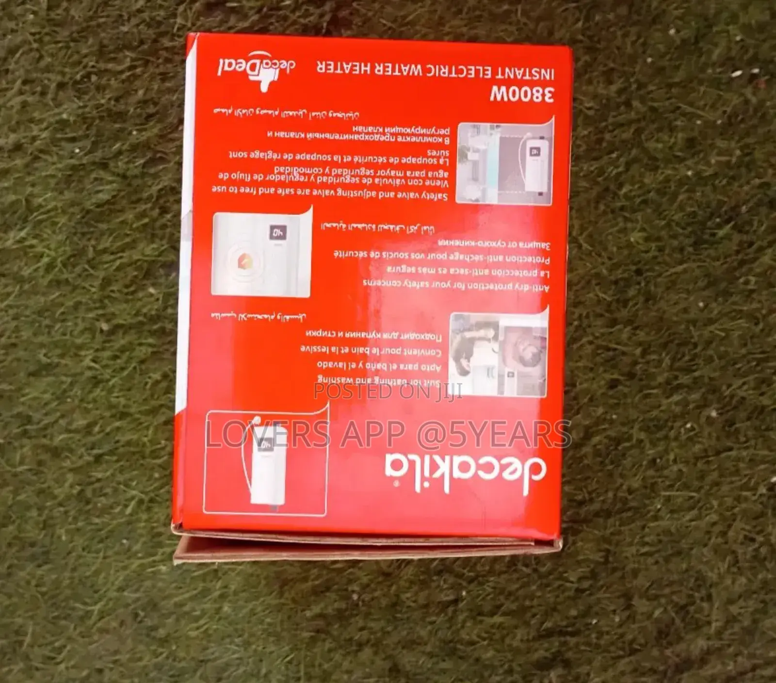 Alpha Decakila Instant Water Heater 3800W Water Heater