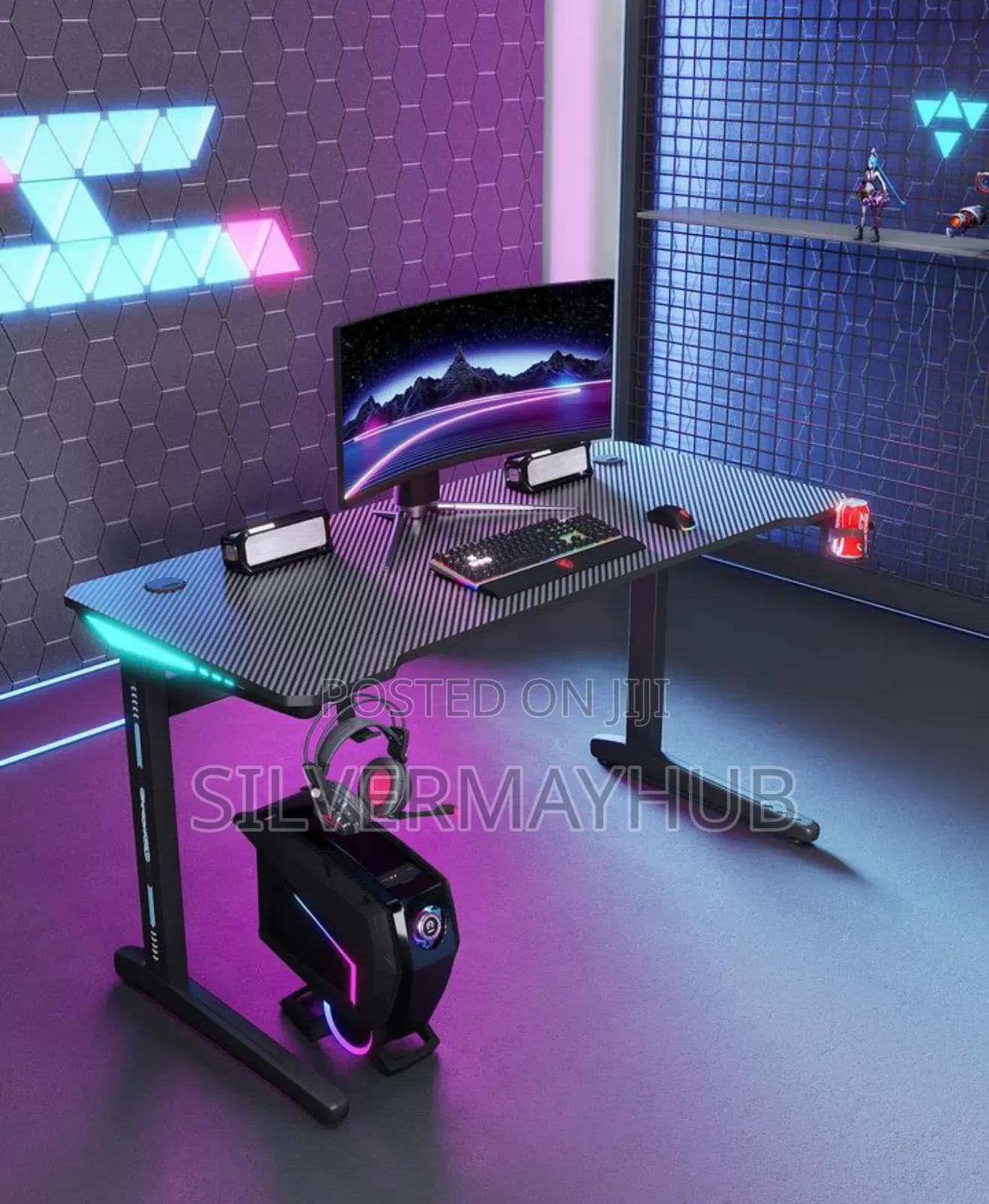 RGB Gaming Office Desk