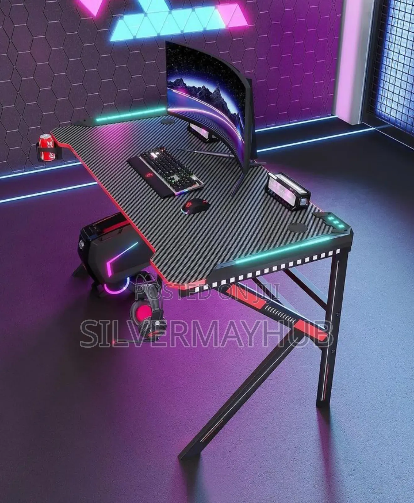RGB Gaming Office Desk