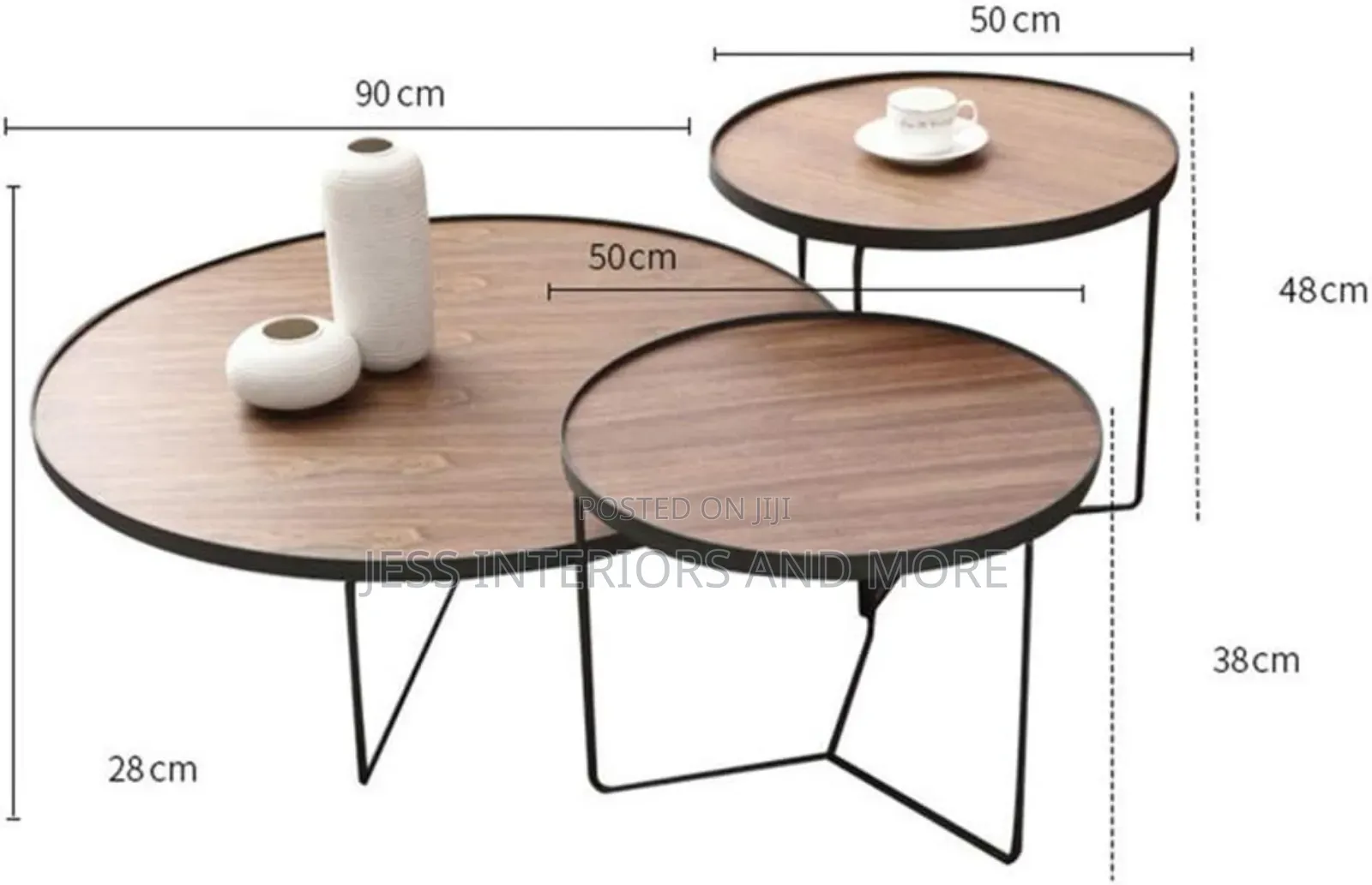 Center Table 3 Pieces Set