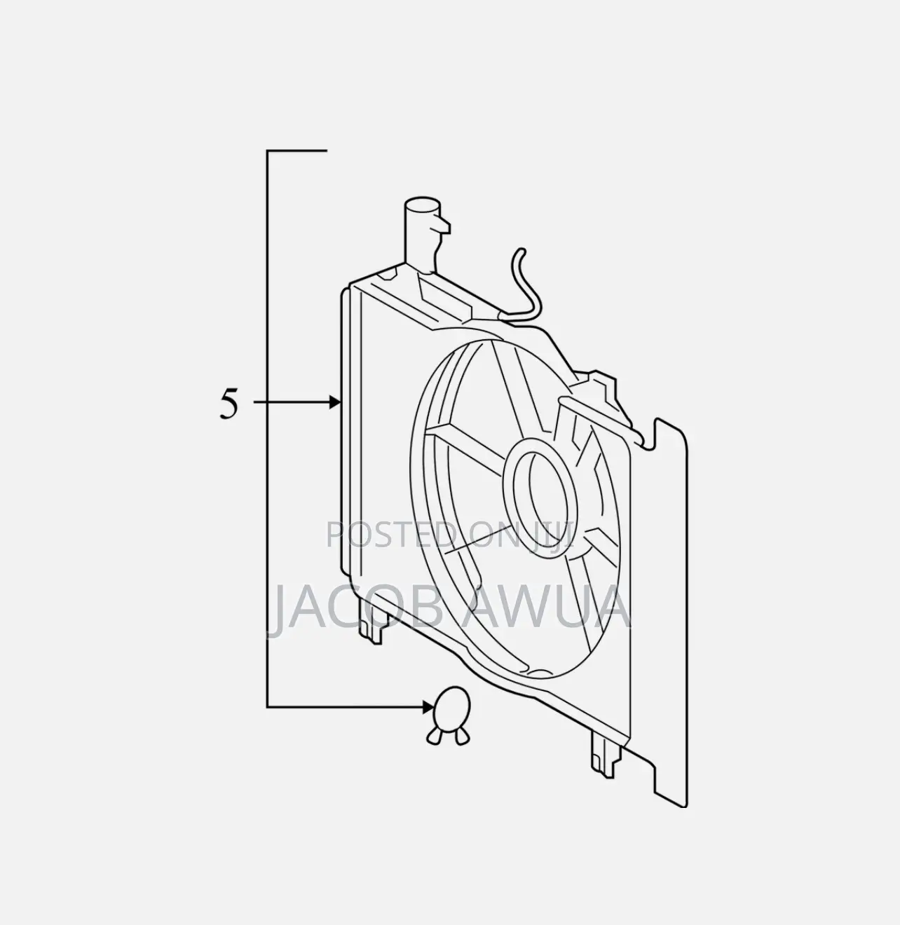 Toyota Yaris 2008 Radiator Cooling Fan Available