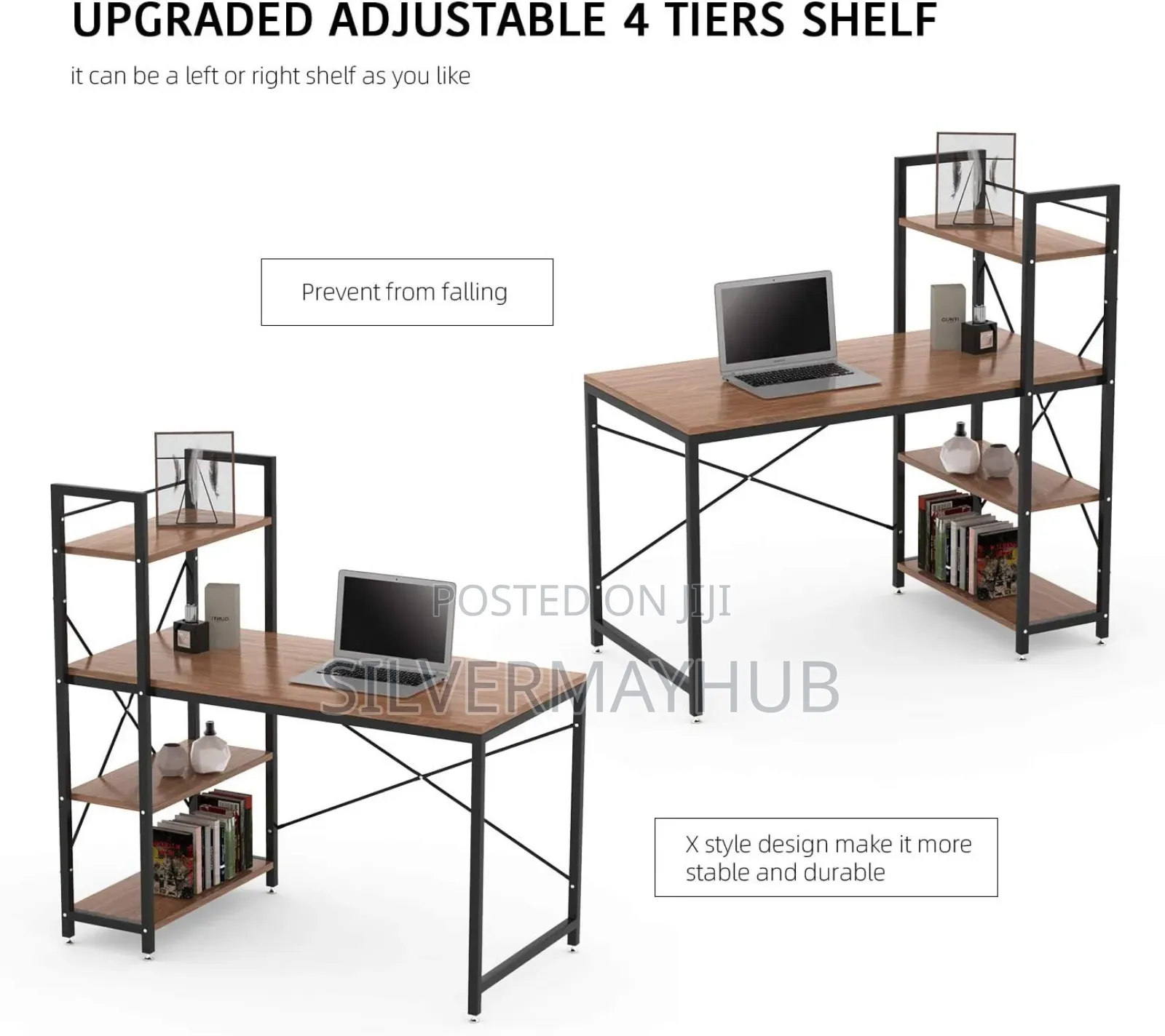 Computer Desk With Book Shelves