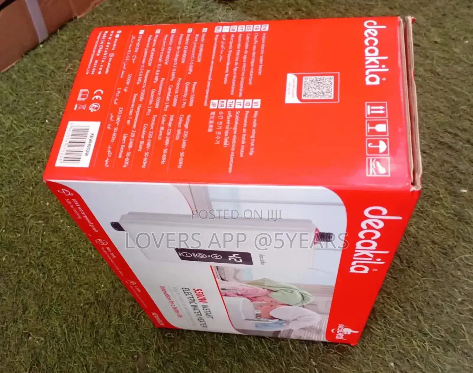 Reliable 5500W Water Heater Decakila Instant Water Heater