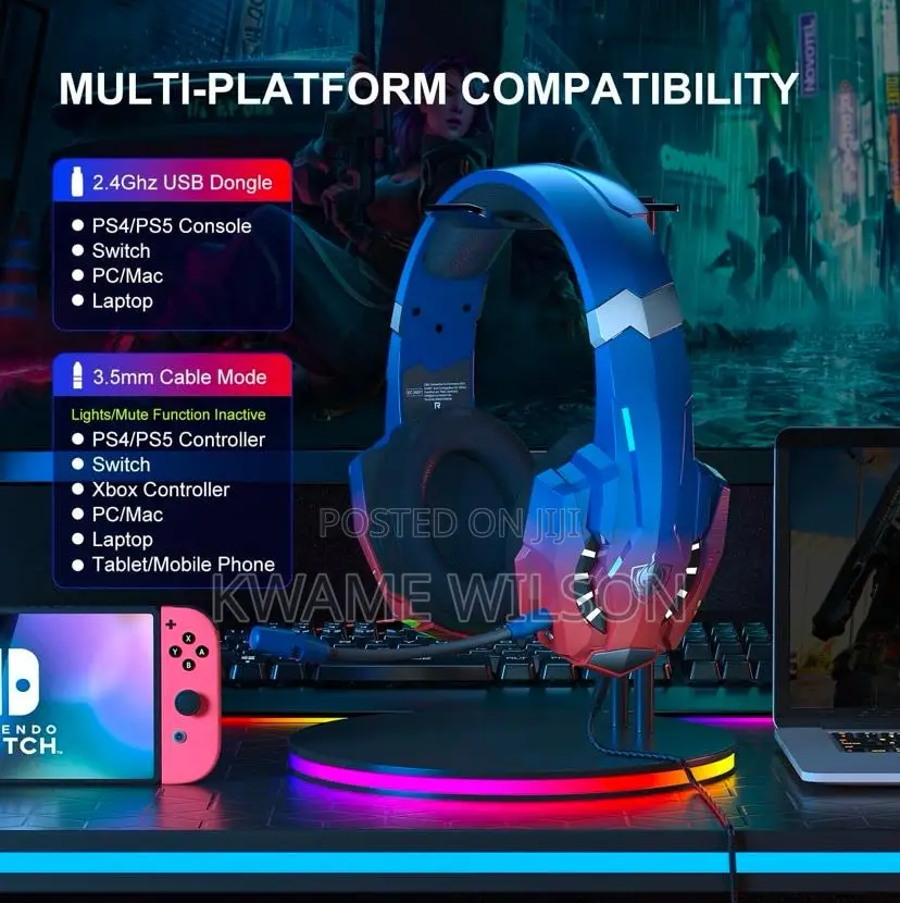 G9000 Pro Wireless Gaming Headset Ps4 5,Xbox Pc
