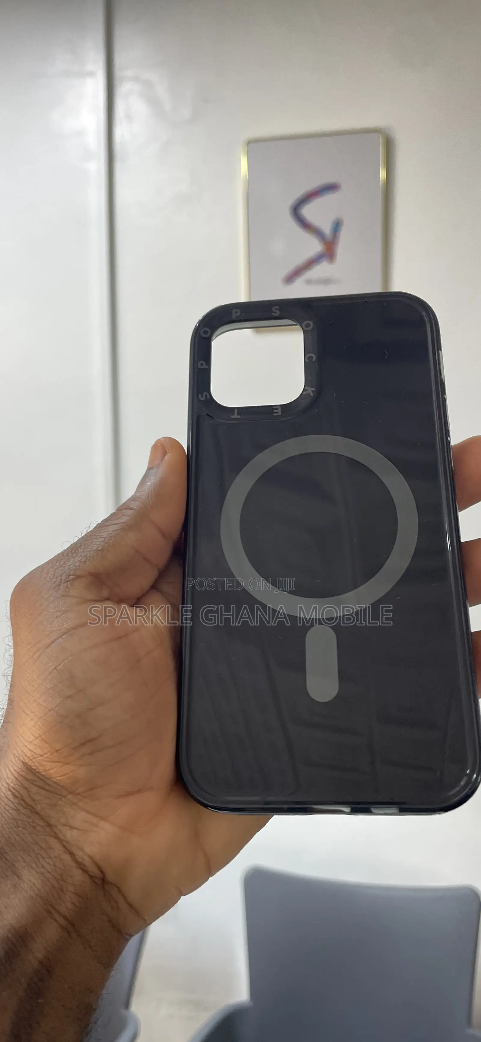 iPhone 11 ( Trans Black Case) Back Case