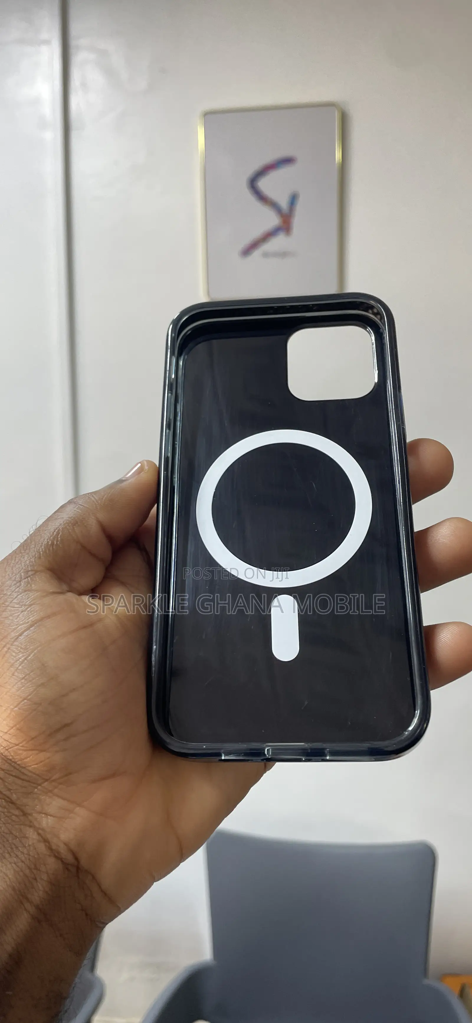iPhone 11 ( Trans Black Case) Back Case