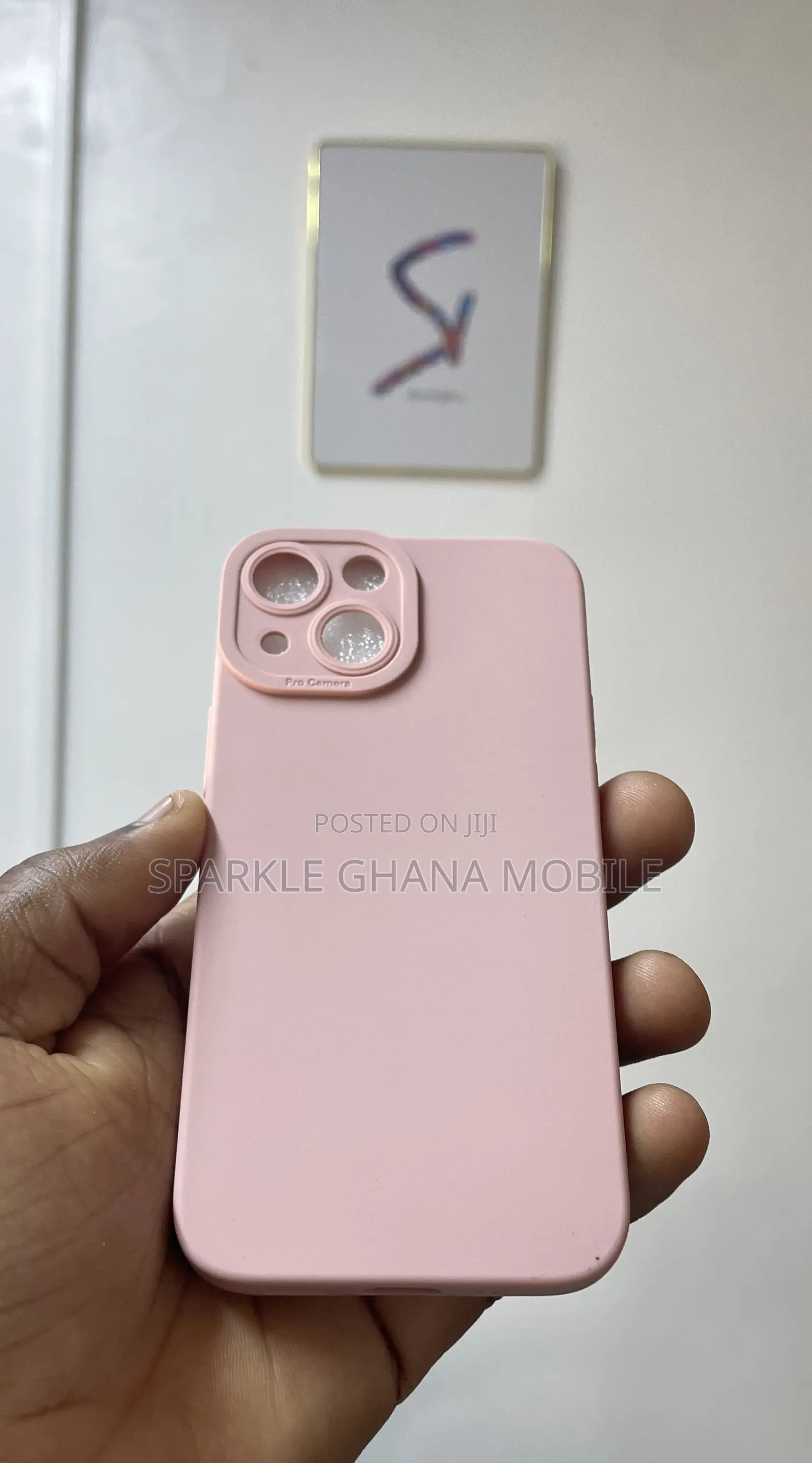 iPhone 13 Mini (Crystal Case) Pink Back Case