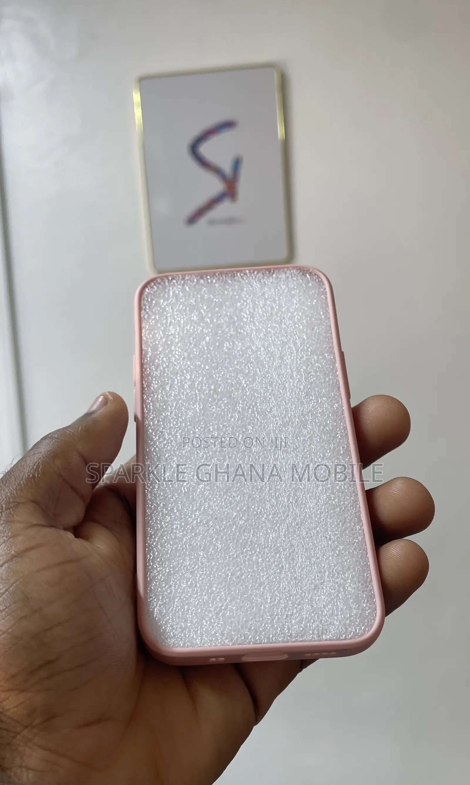 iPhone 13 Mini (Crystal Case) Pink Back Case