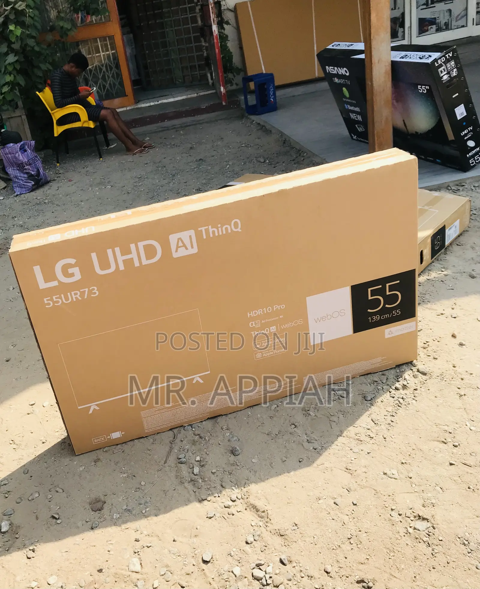 Uhd Smart Screen Television Lg55ur73 55(Black).