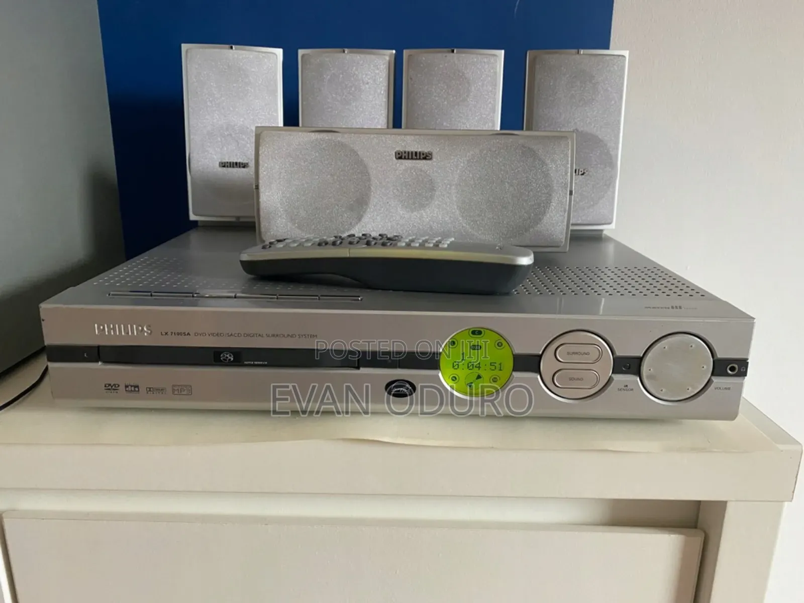 Powerful Philips Home Theater 5.1radio, Usb,Bluetooth Acti Plug Woofer