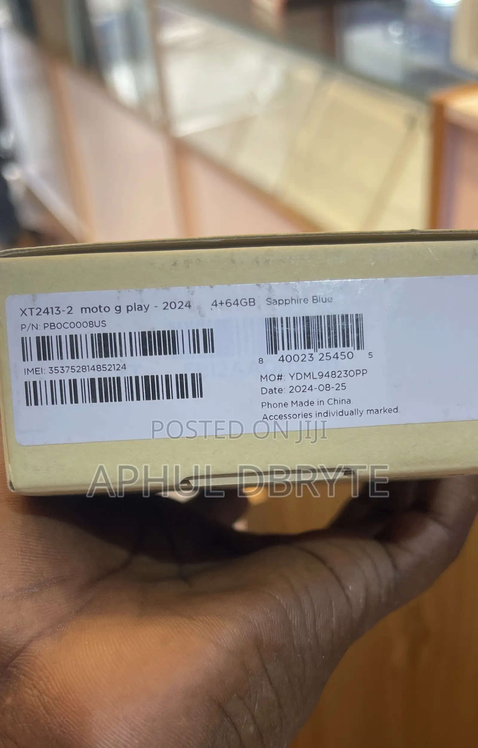 New Motorola Moto G Play 32 GB Blue
