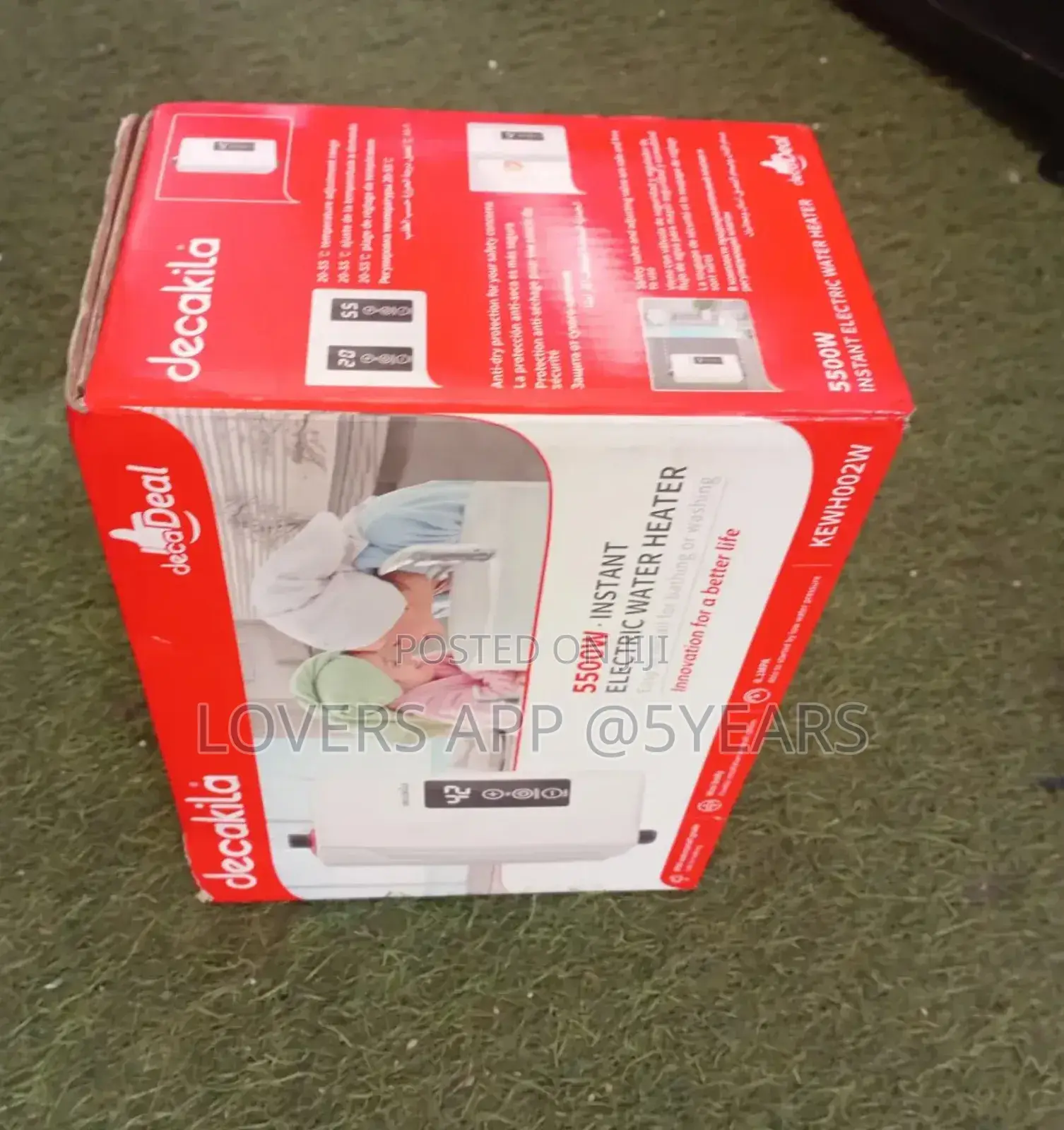 Mini Decakila Instant Water Heater 5500W Water Heater