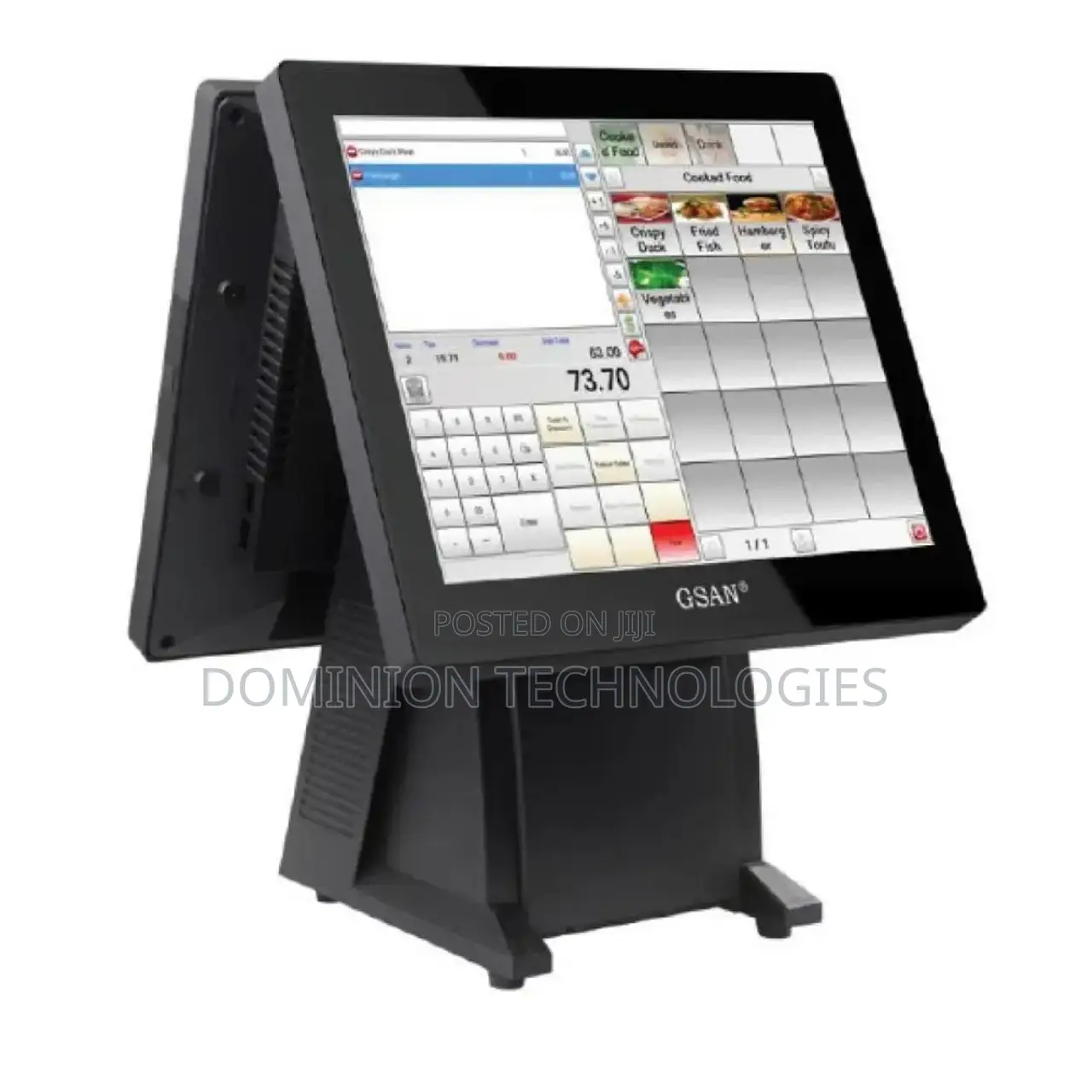 Gsan Dual Touch Screen Pos Machine/I5-4th/128 SSD