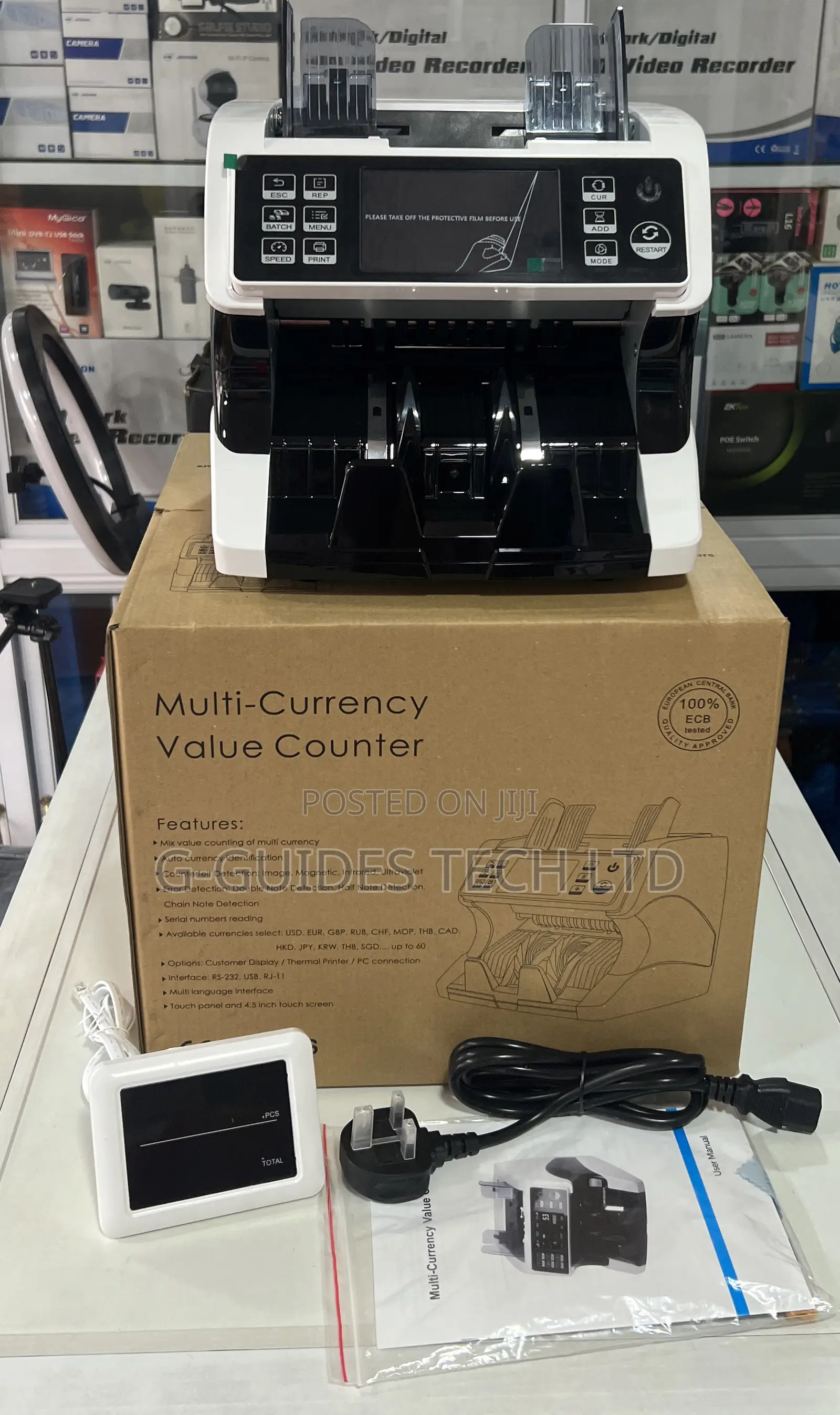 Al-920a Multi-Currency Mix Value Money Counting Machine