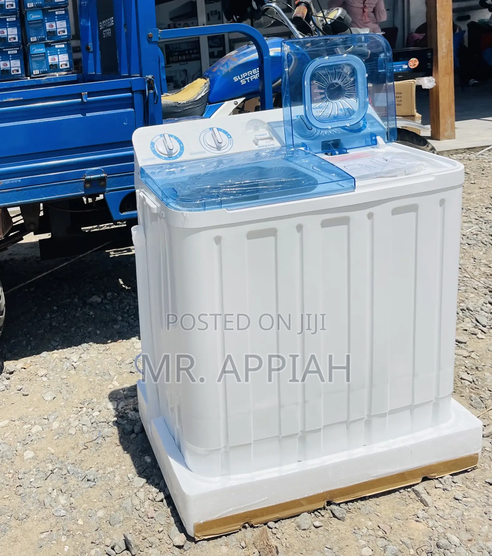 Nicely Designed Nasco 7kg Semi-Automatic Washing Machine.