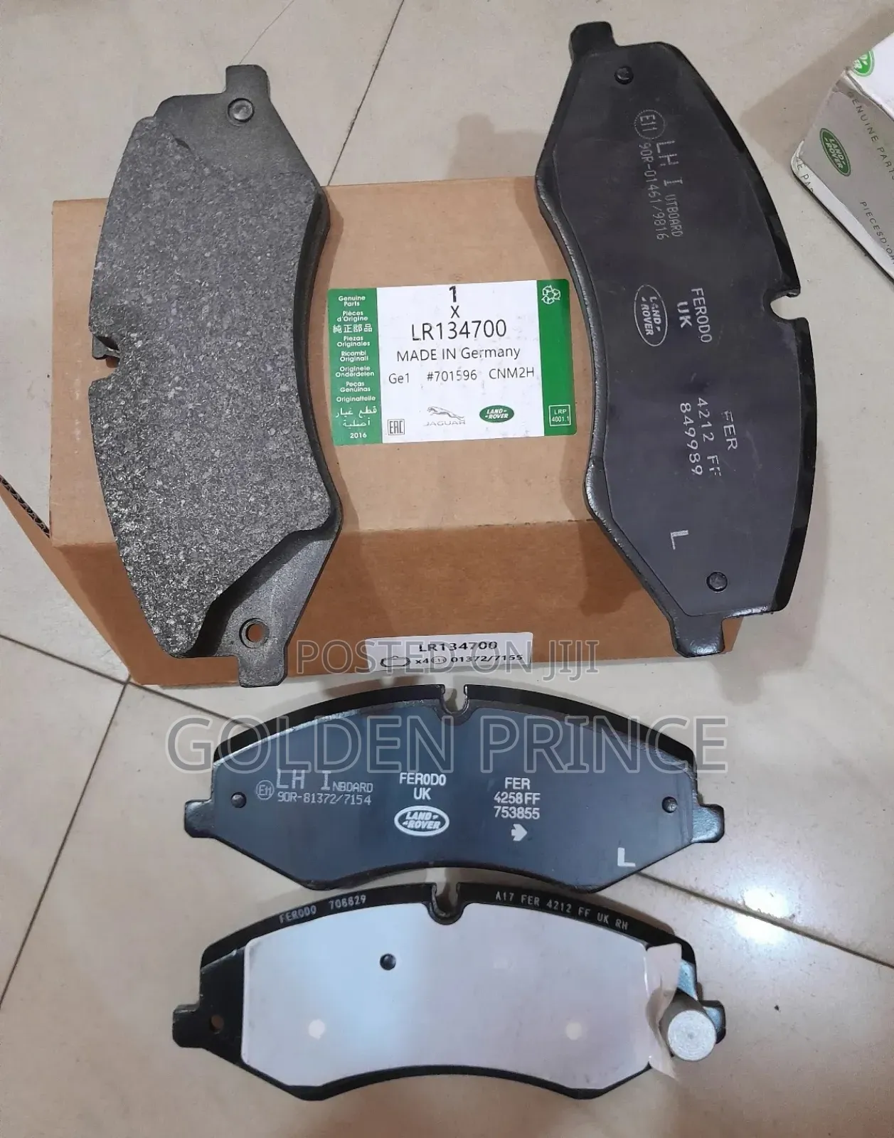 Range Rover Vogue 2016 Front Brake Pad