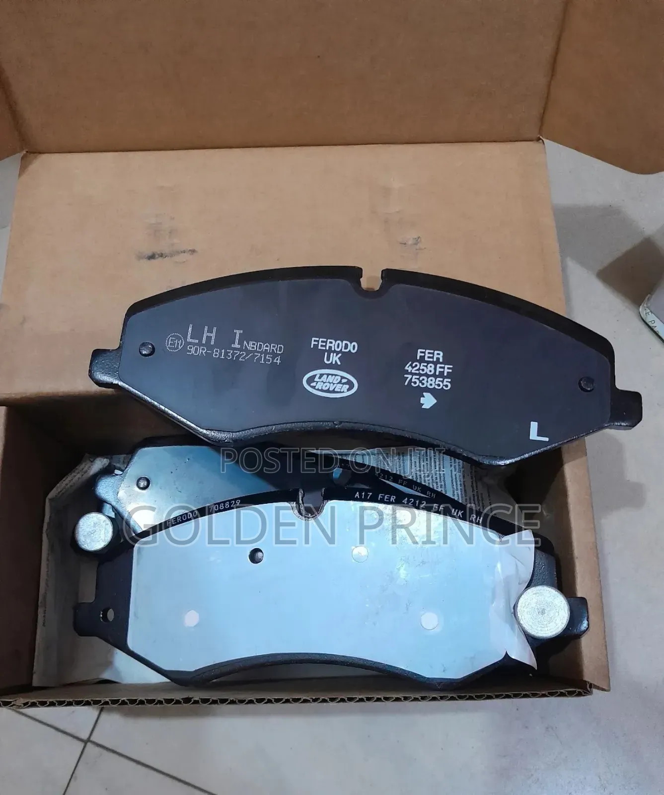 Range Rover Vogue 2016 Front Brake Pad