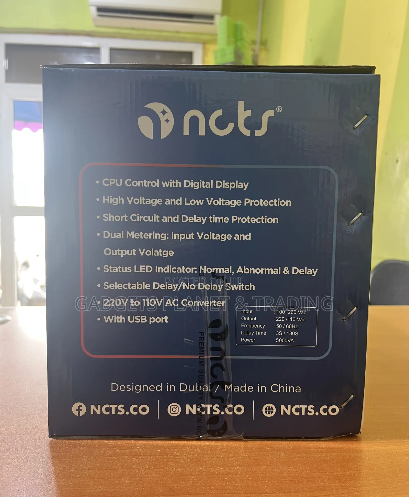 NCTS Avr 5000va Automatic Voltage Regulator 5000va - 5kva