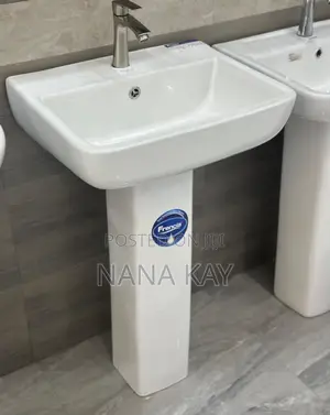 Wash-Hand Basin With Pedestal Available in Stock