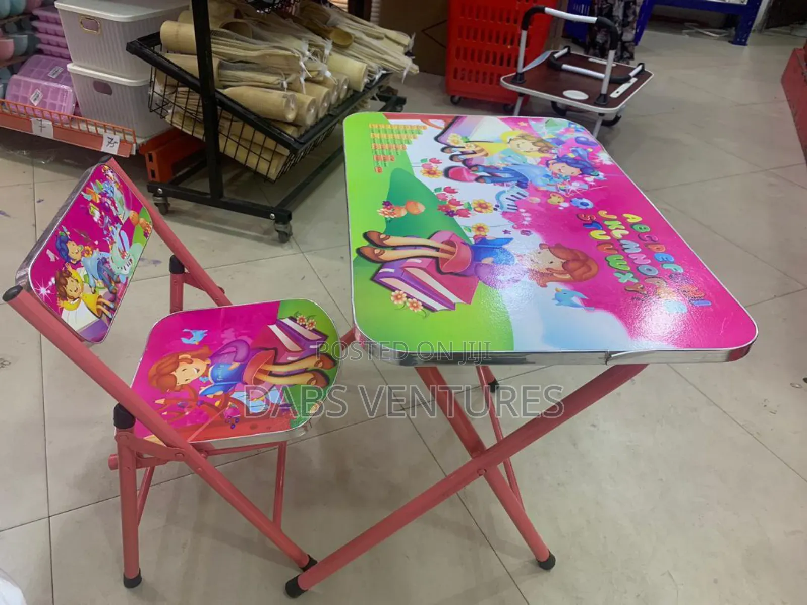 Kids Catoons Learning Table Set